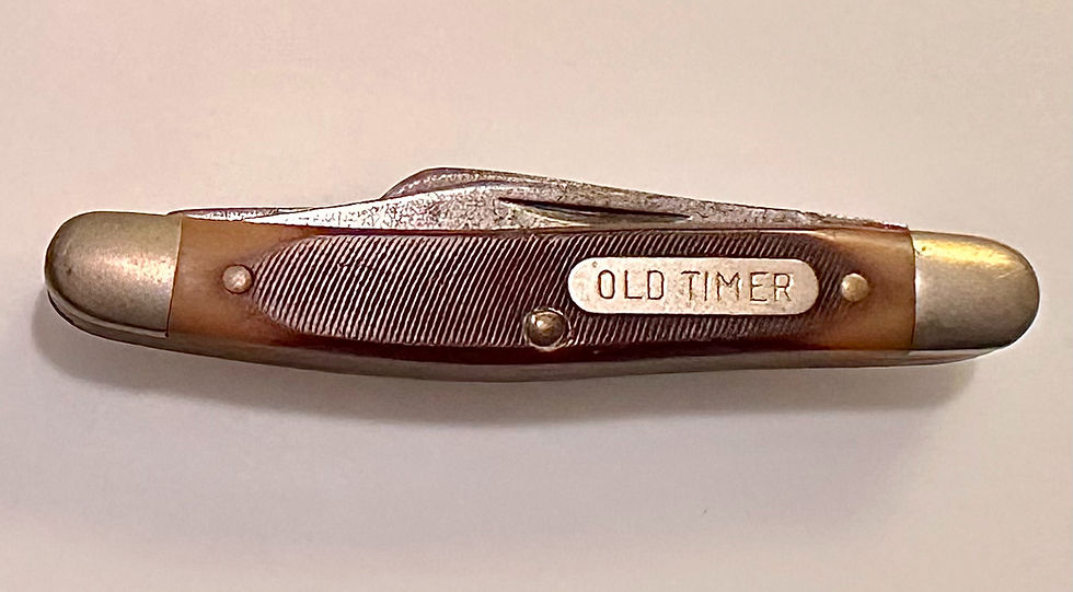 My first pocket knife