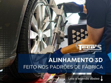 Alinhamento 3D: Feito nos padrões de fábrica
