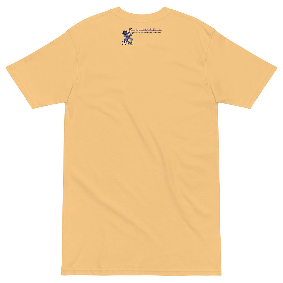 Thumbnail: Skeleton Golfer - Premium Heavyweight Tee