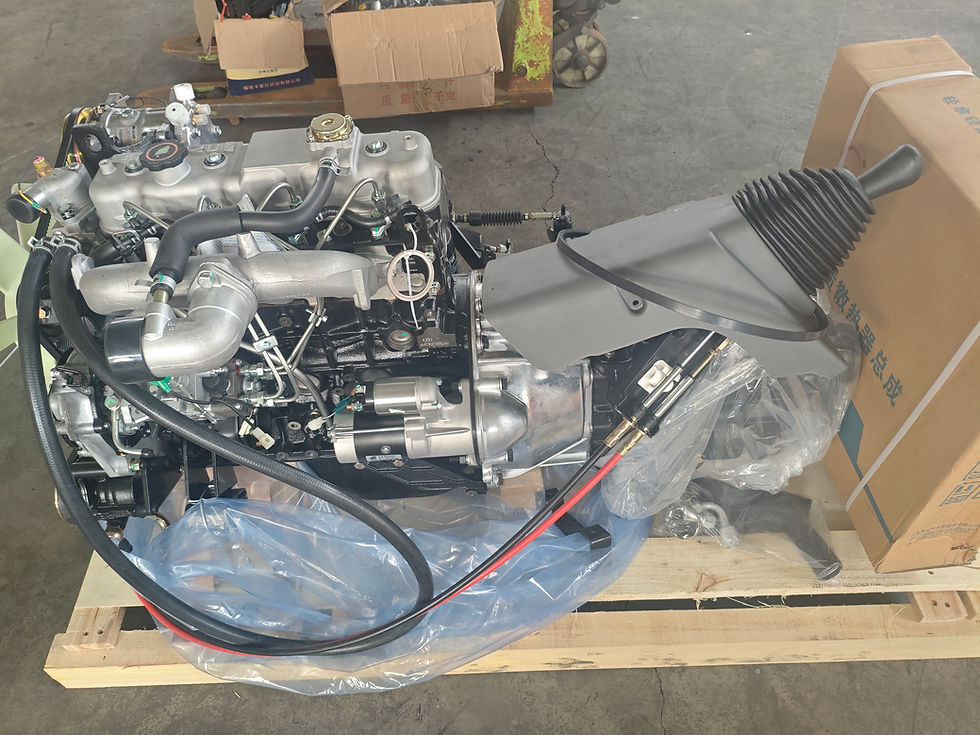Thumbnail: Isuzu 4JB1 2.8L diesel engine with 5-speed manual gearbox