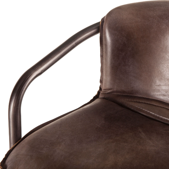 Thumbnail: Portofino Leather Bar Chair