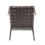 Thumbnail: Copenhagen 18" Buffalo Leather and Iron Dining Chair Black
