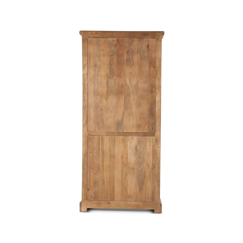 Thumbnail: San Rafael 38" Wide Glass Cabinet Antique Oak