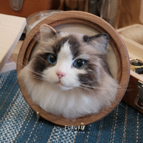 奶姬｜FURURU 貓咪擬真羊毛氈