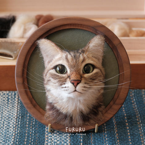 巧咪｜FURURU 貓咪擬真羊毛氈