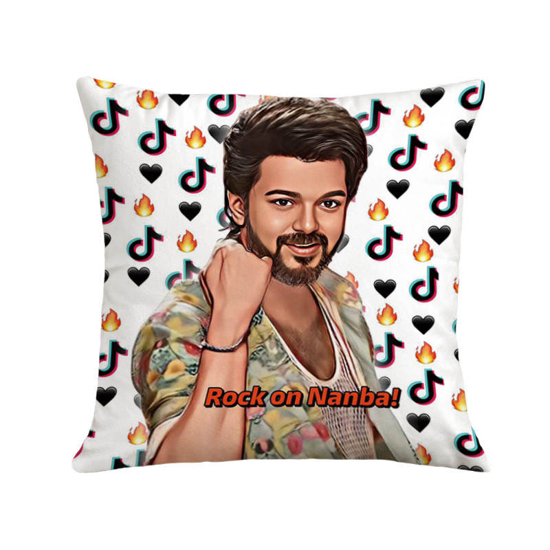 Thumbnail: Thalapathy Edition Cushion Cover (45cm X 45cm)