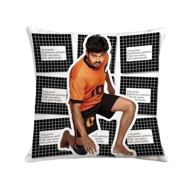 Thumbnail: Thalapathy Edition Cushion Cover (45cm X 45cm)