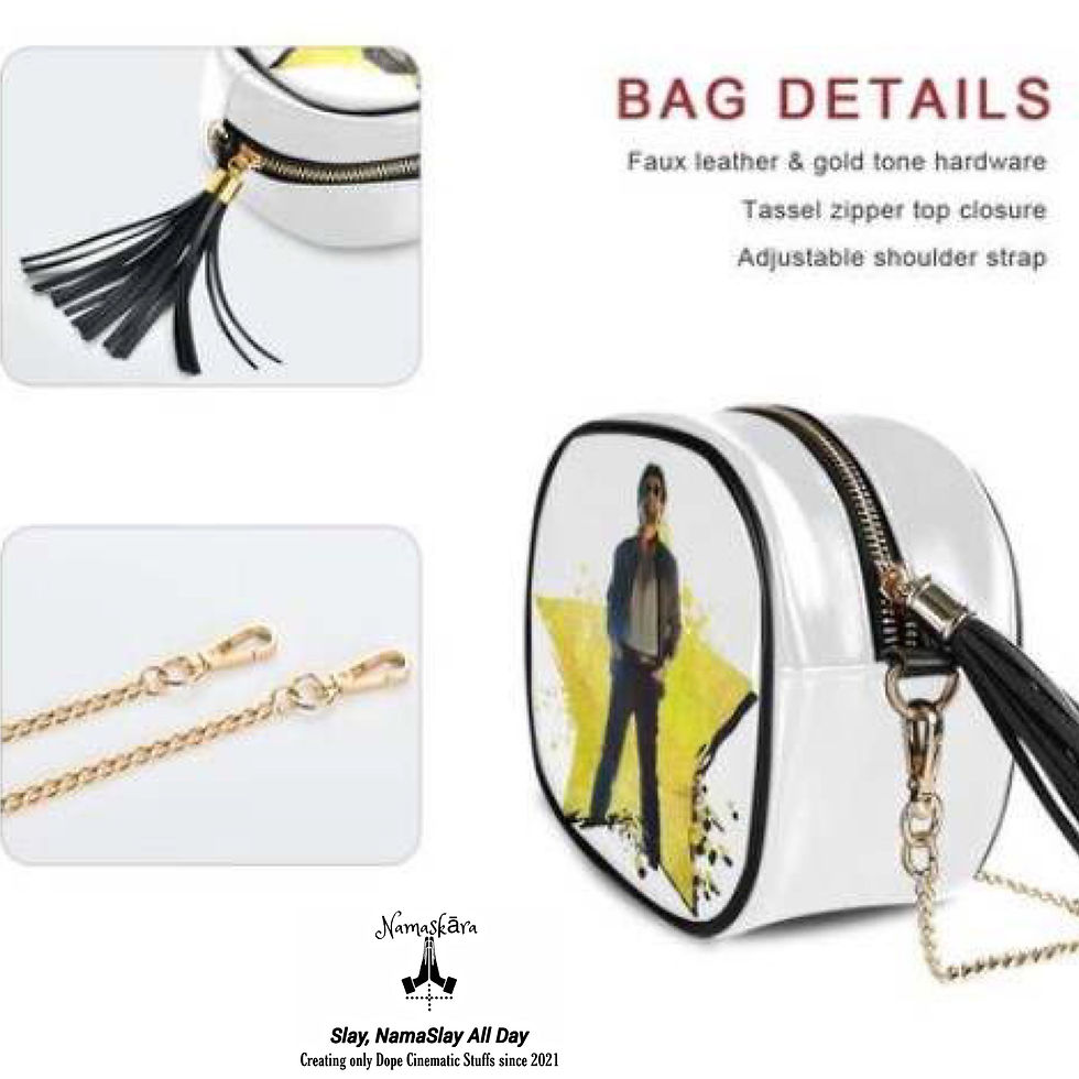 Thumbnail: Superstar Rajinism Edition Chain Sling Bag