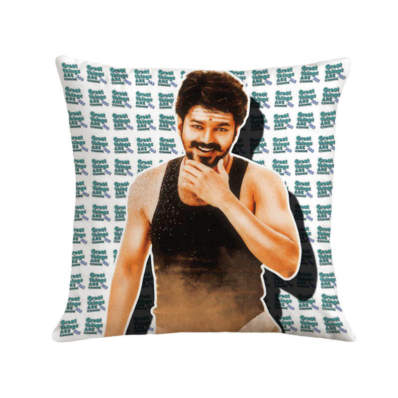 Thumbnail: Thalapathy Edition Cushion Cover (45cm X 45cm)
