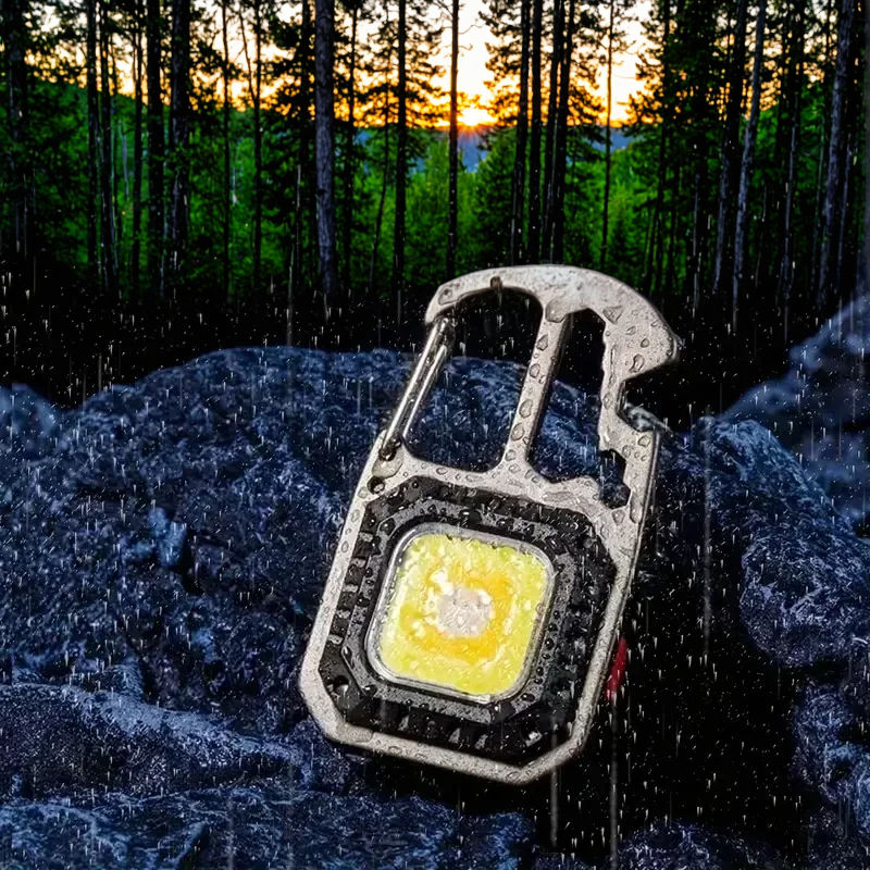 Mini LED Flashlight – Rechargeable Keychain