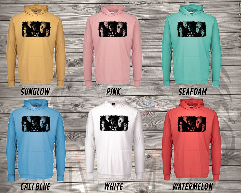 Thumbnail: 201003.6 Schitts Creek - Black & White - Long Sleeve Hoodie
