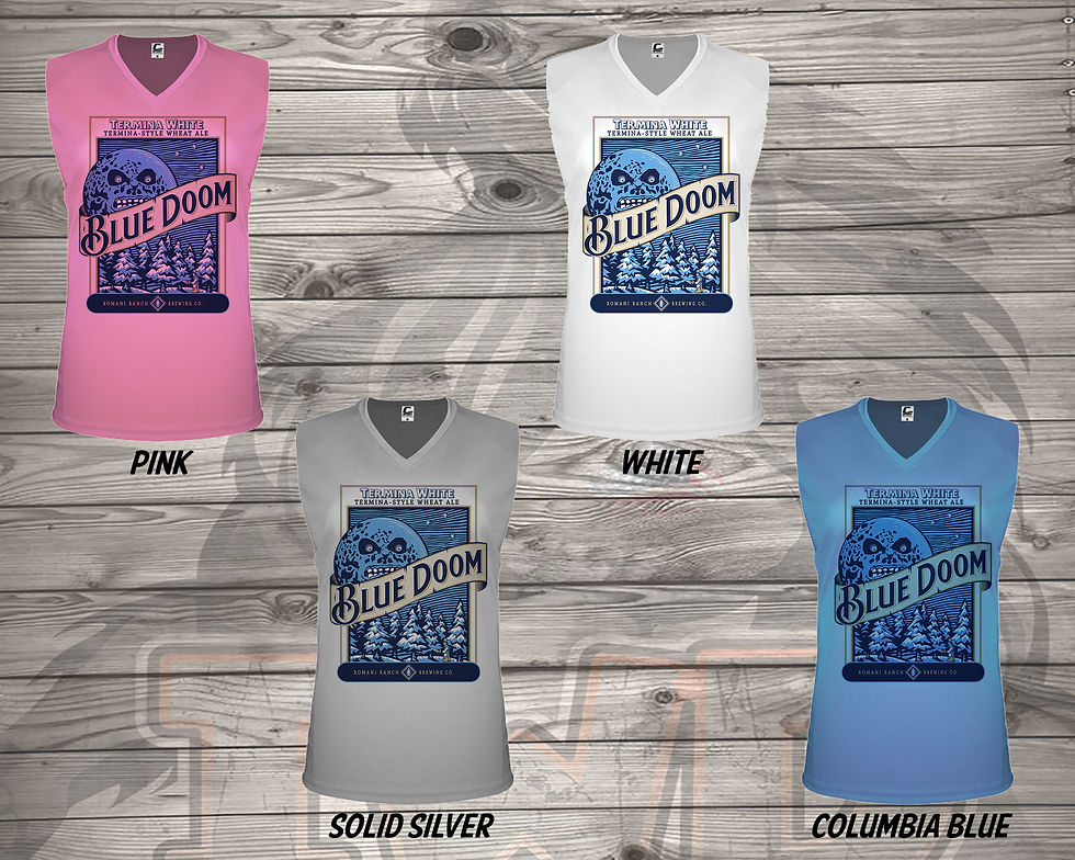 Thumbnail: 210712.11 Blue Hyrule Moon - Ladies V- Neck Sleeveles