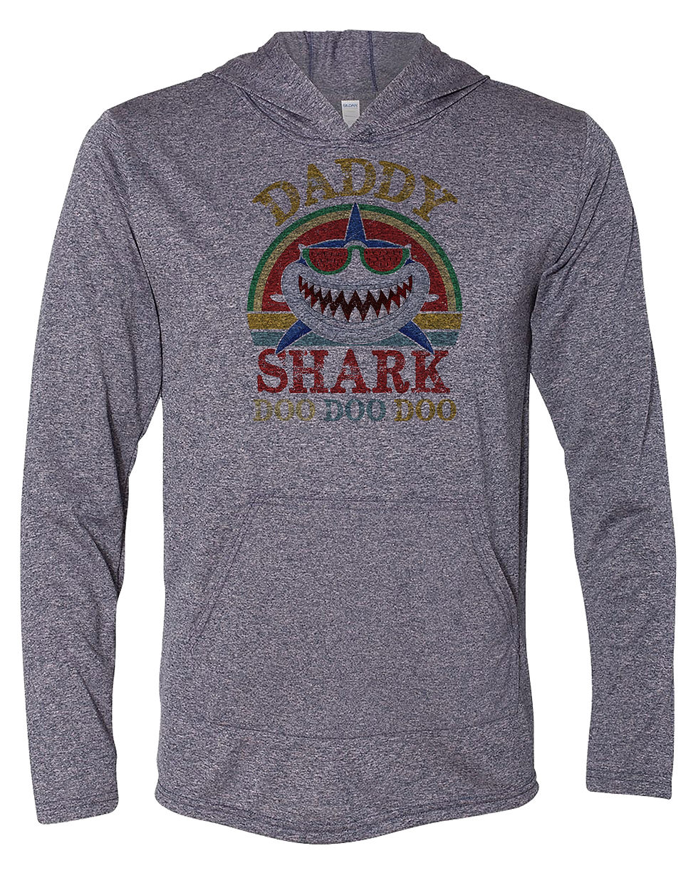 Thumbnail: 210406.3 Daddy Shark 1 - Thin Hoodie