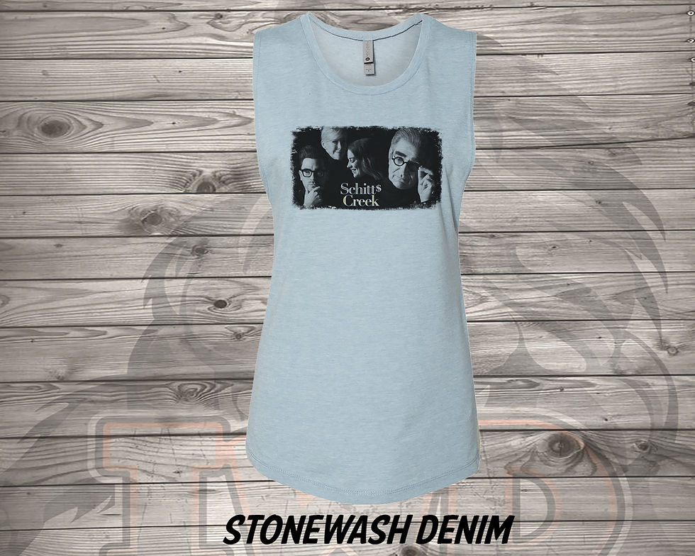 201003.6 Schitts Creek - Black & White - Women's Sleeveless Tank