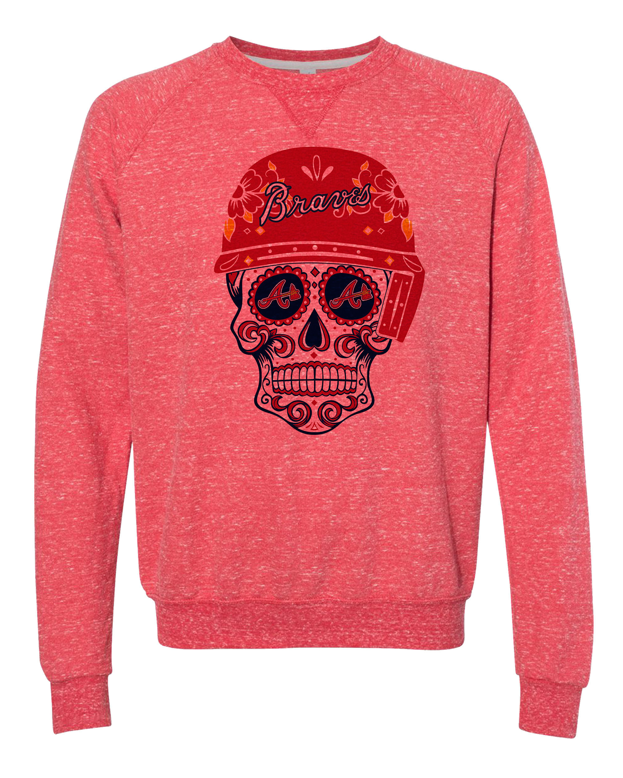 210210.4 Braves Sugar Skull - Sweater