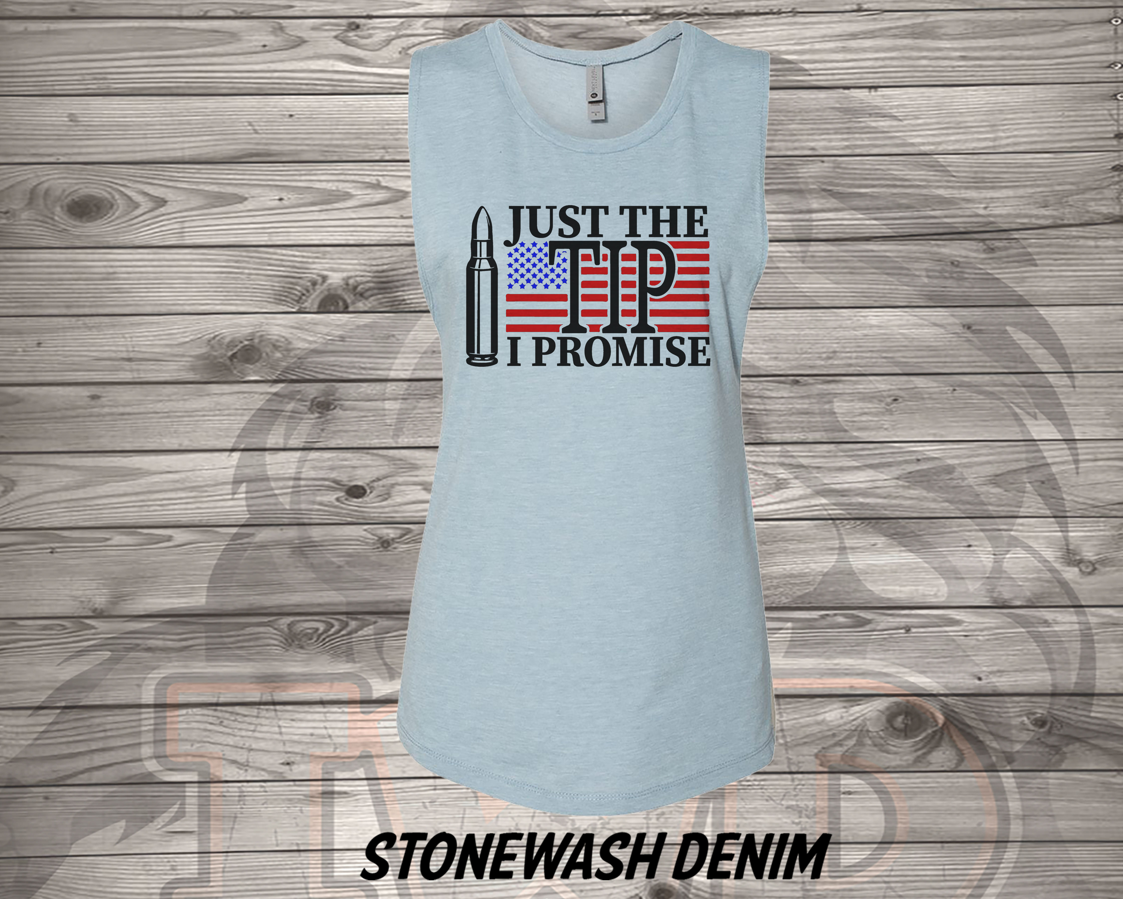 210525.4 Just The Tip Flag - Women's Sleeveless Tank