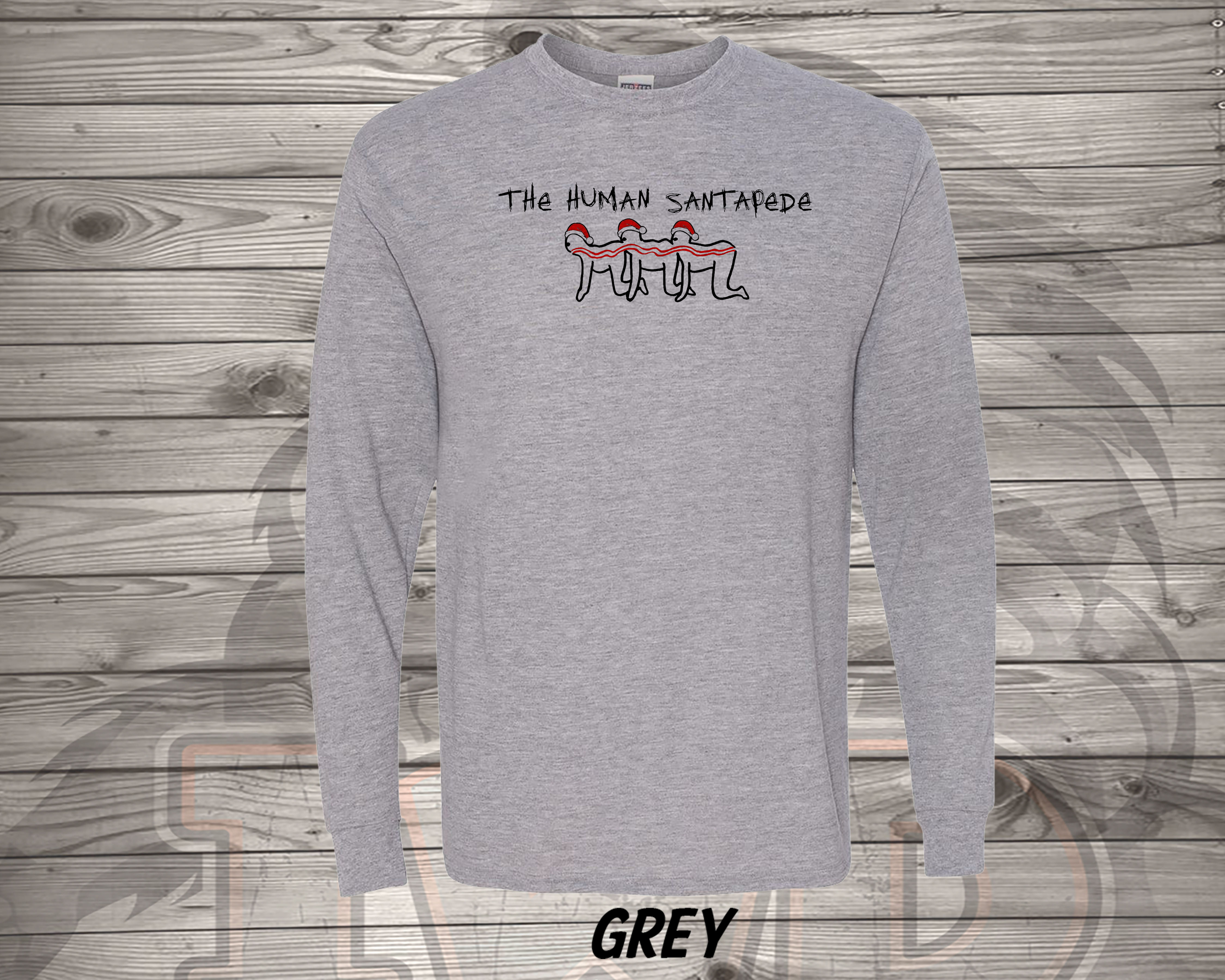 211120.1 The Human Santapede - Long Sleeve T-shirt