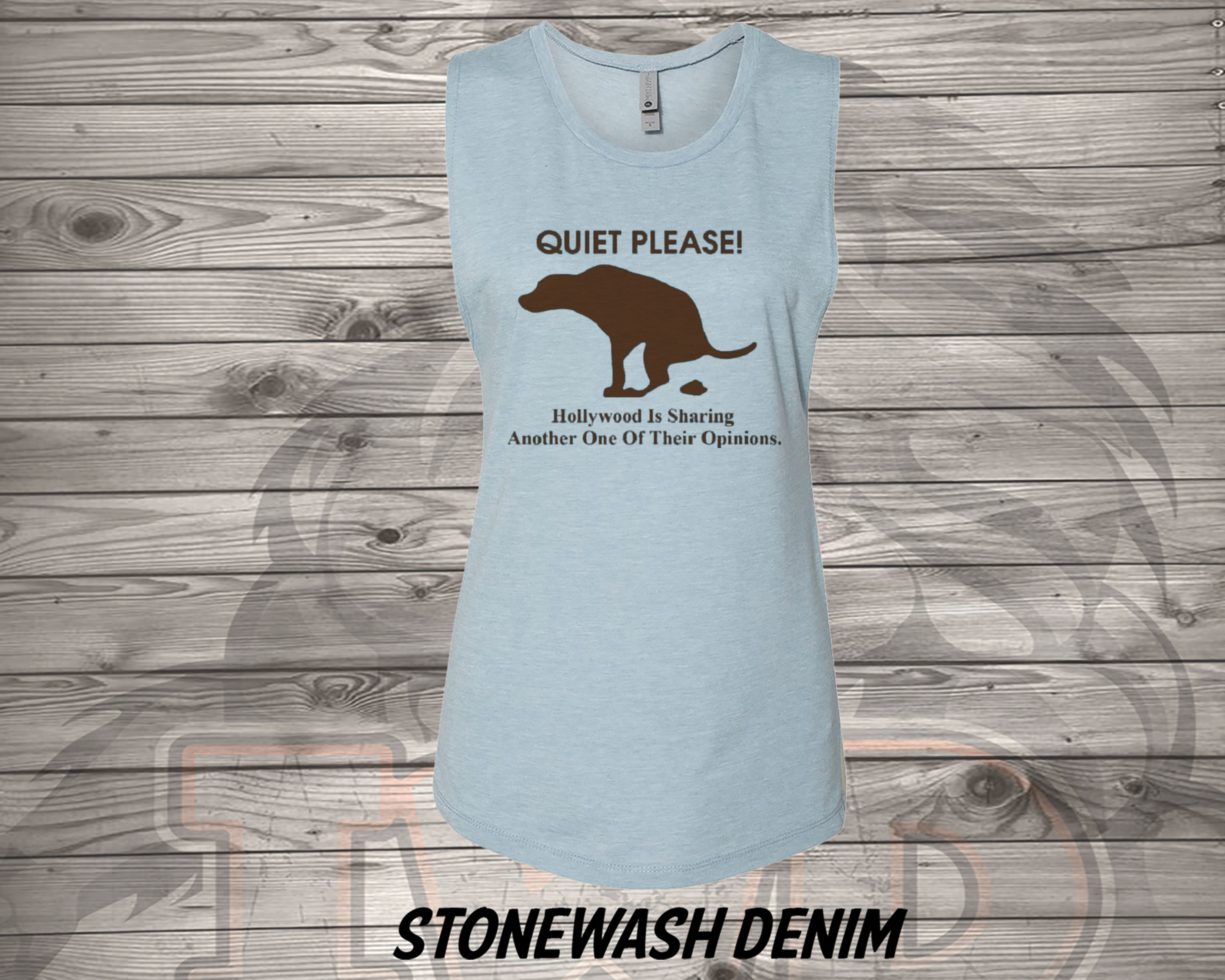 20929.2 Quiet Please! Hollywood is Speaking - Women's Sleeveless Tank