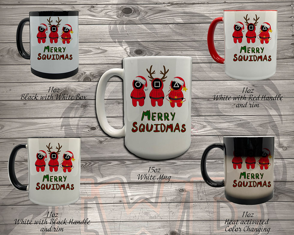 Thumbnail: 211124.1 Merry Squidmas - Coffee Mug