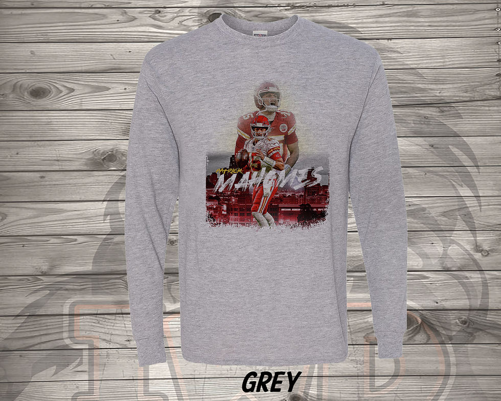 210929.4 Mahomes City Scape - LS T shirt