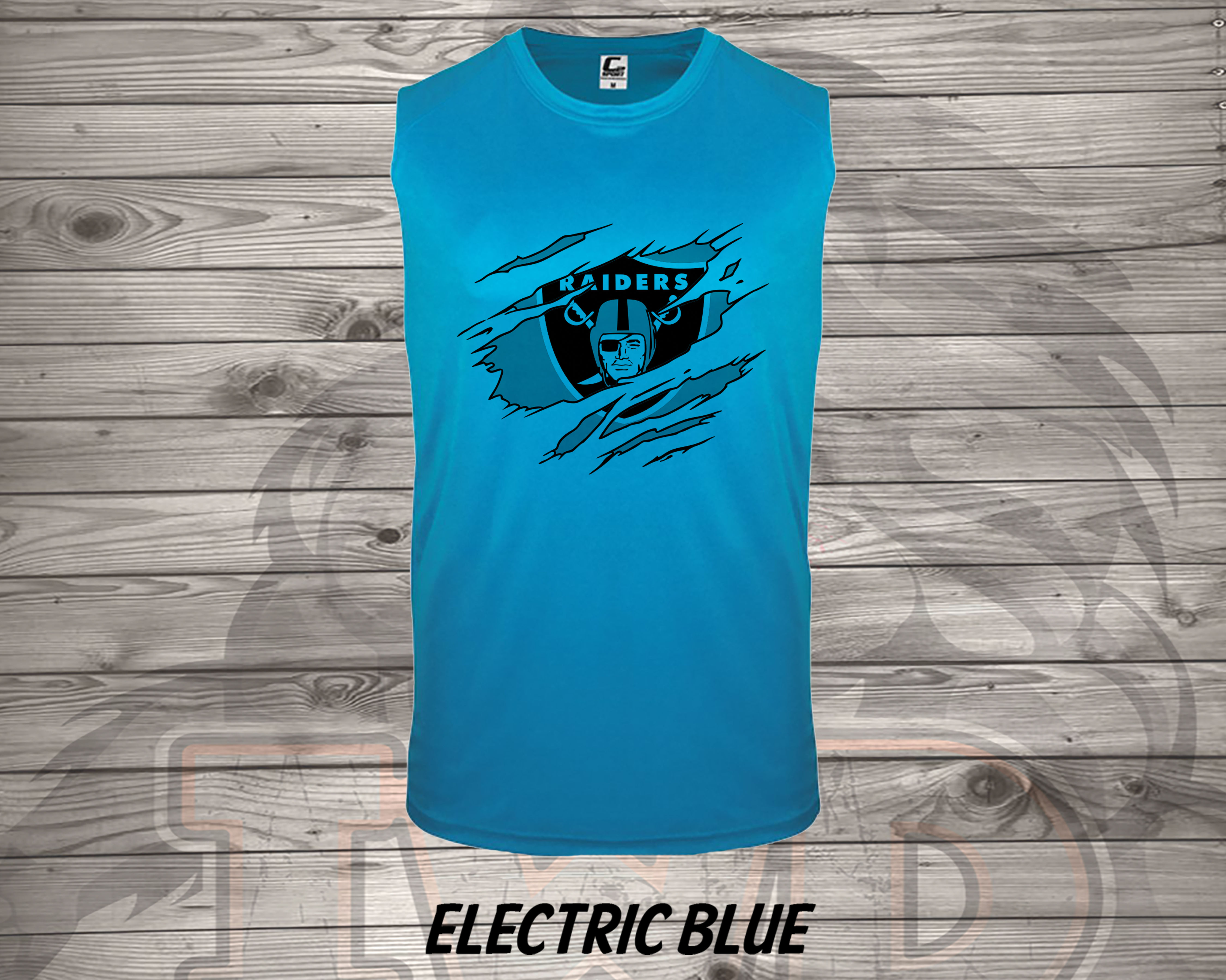 211013.15 Raiders Tear Grey - Mens Tank