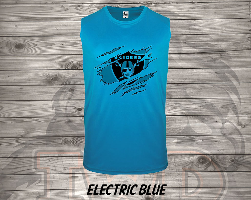 211013.15 Raiders Tear Grey - Mens Tank