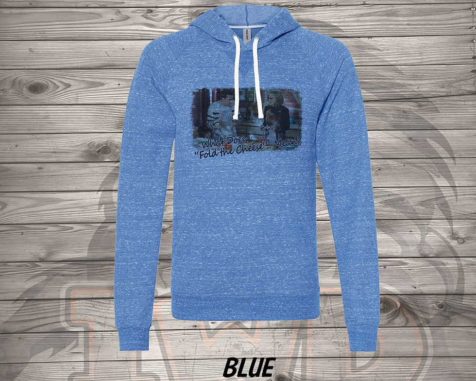 201108.1 Schitts Creek - Fold The Cheese - Long Sleeve Thick Hoodie