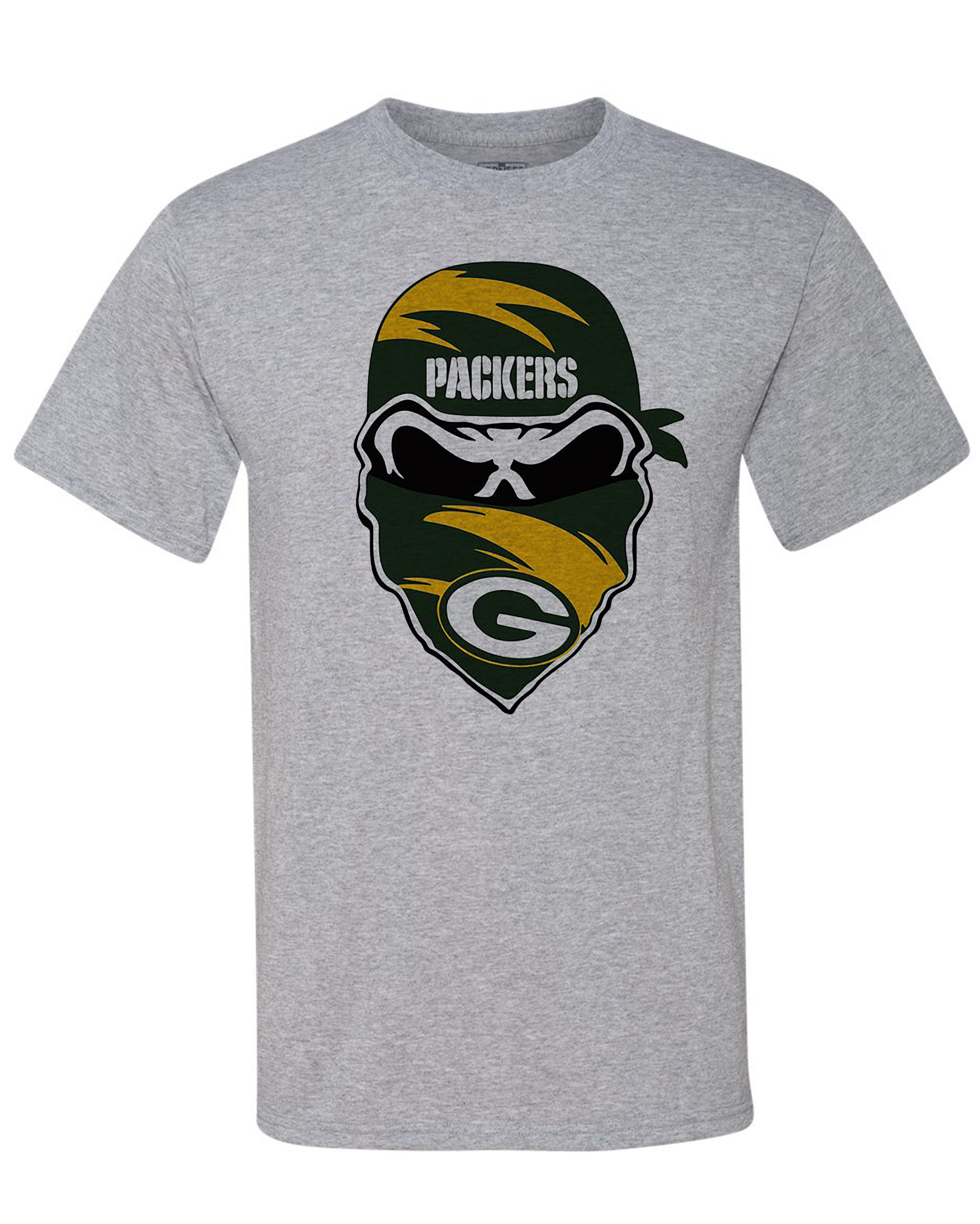 201116.9 Packers Skull - T shirt