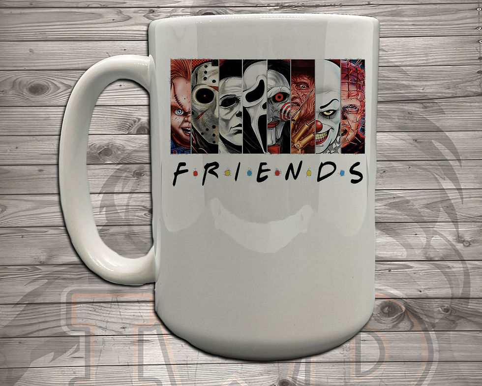 211011.8 Halloween Friends- Coffee Mug