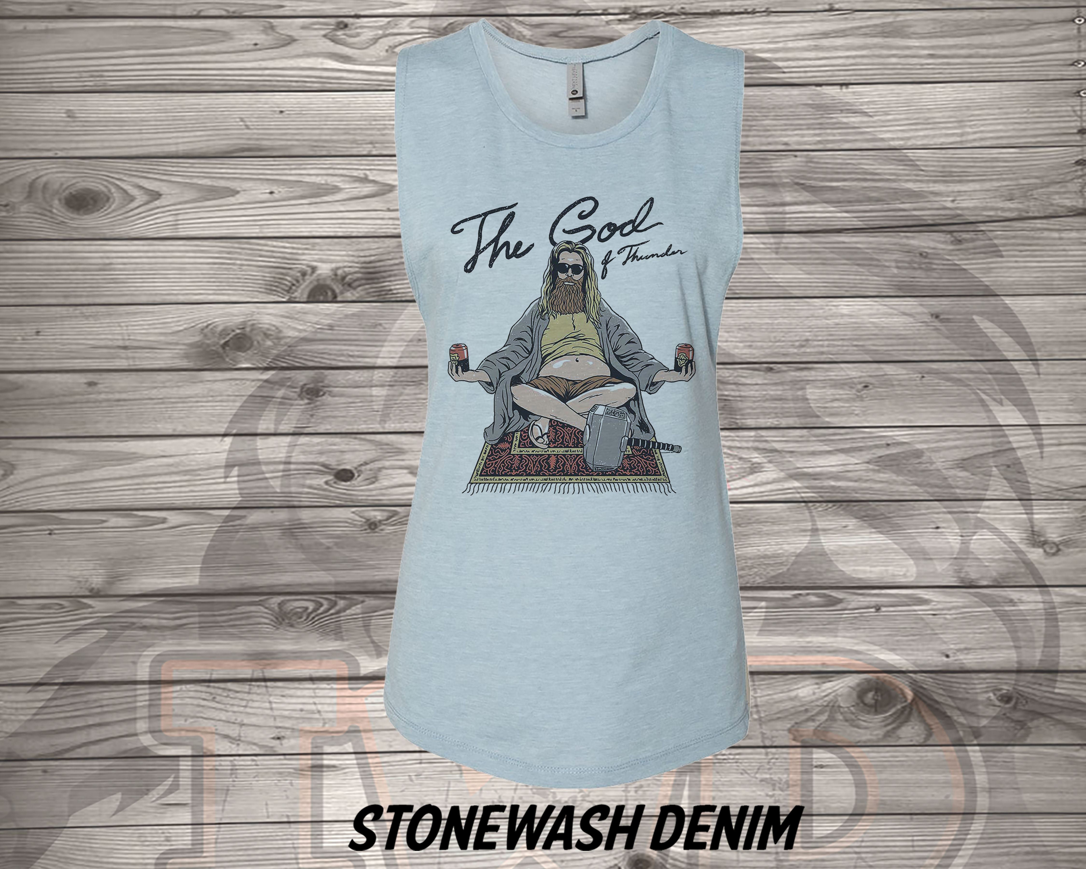 210712.5 The Fat God of Thunder - Women's Sleeveless Tank