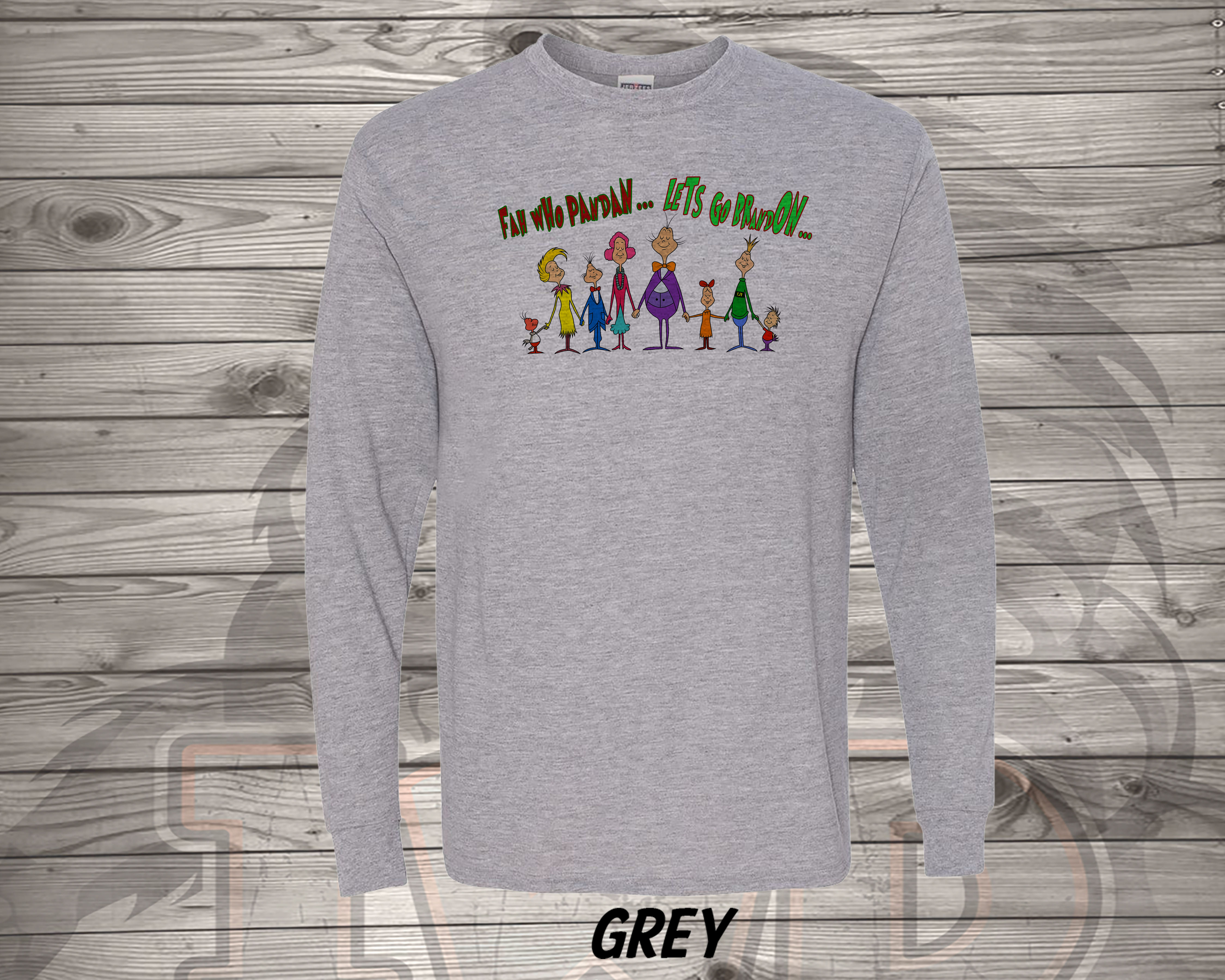 211119.5 Whoville Sings - Lets Go Brandon - Long Sleeve