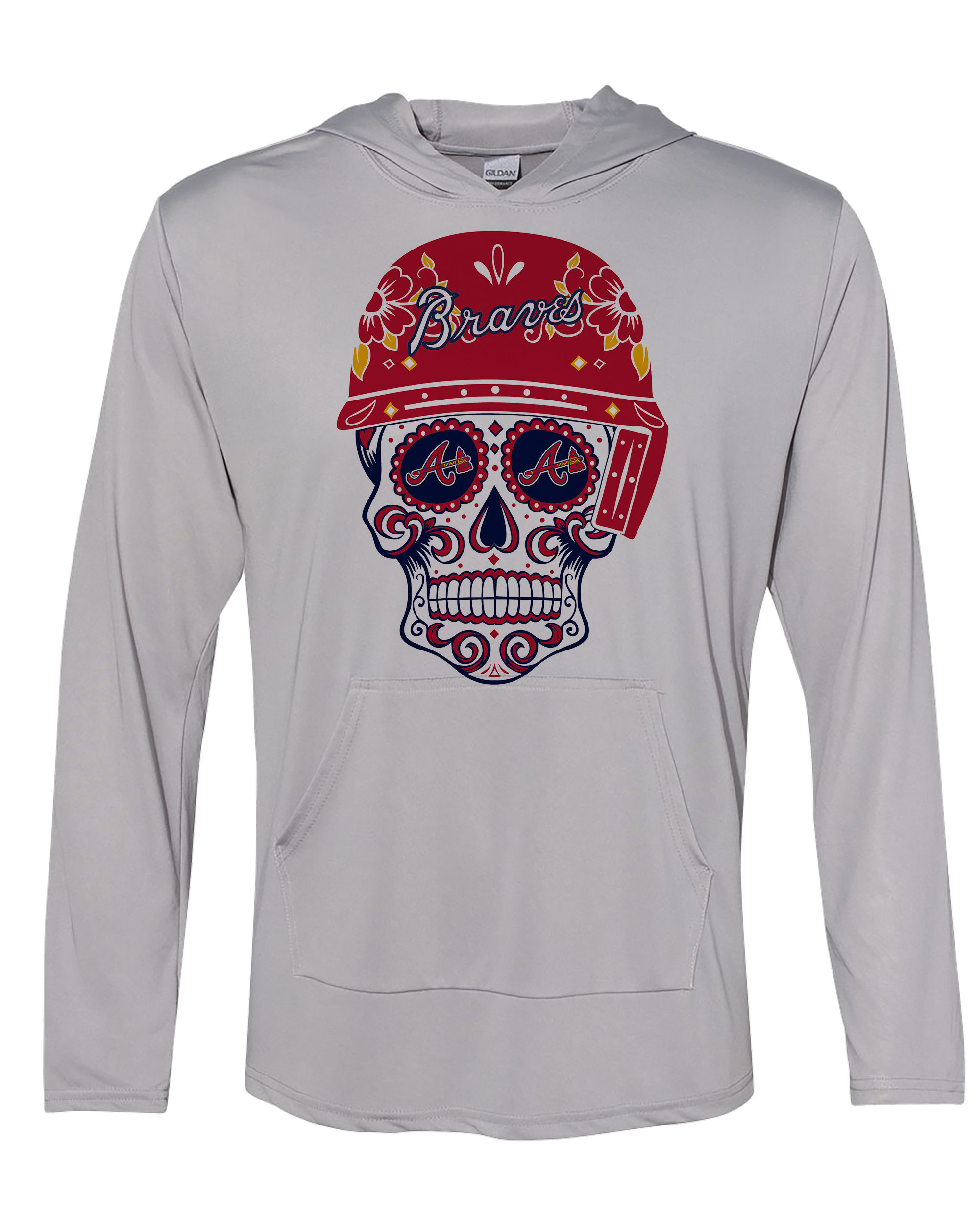 210210.4 Braves Sugar Skull - Thin Hoodie