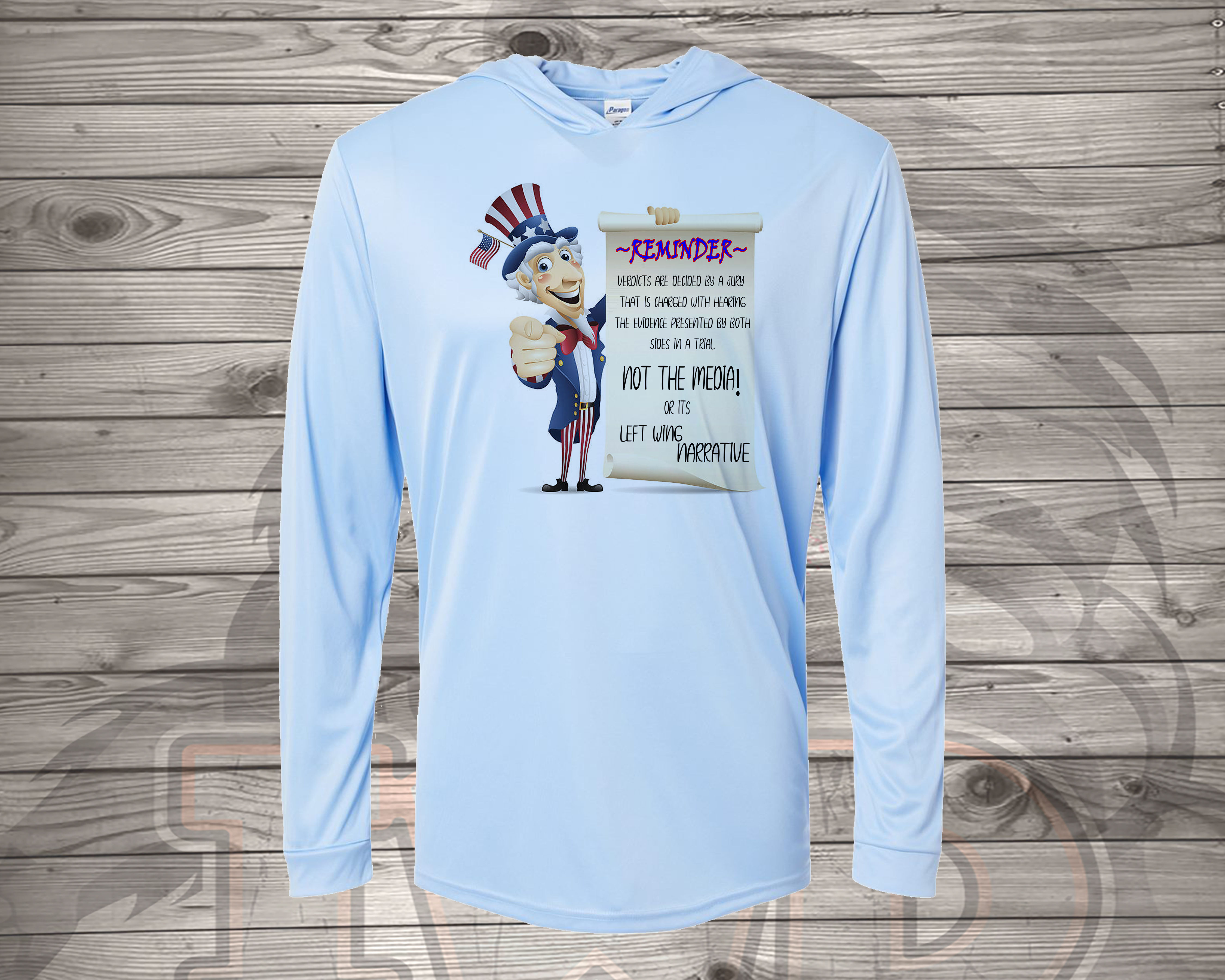 211127.11 Uncle Sam Left Wing Narrative - Long Sleeve New Thin