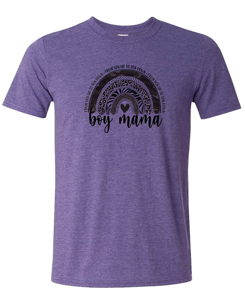 Thumbnail: 210511.1 Boy Mama Rainbow - T shirt