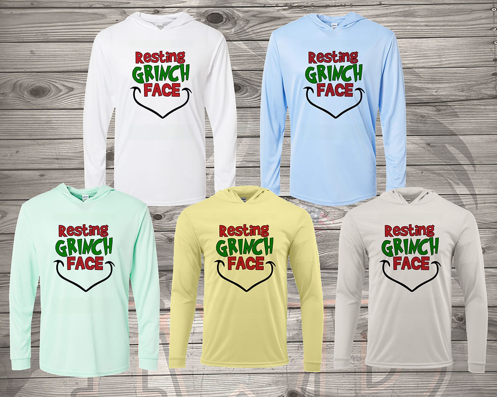 Thumbnail: 211101.3 Resting Grinch Face- New Thin Hoodie