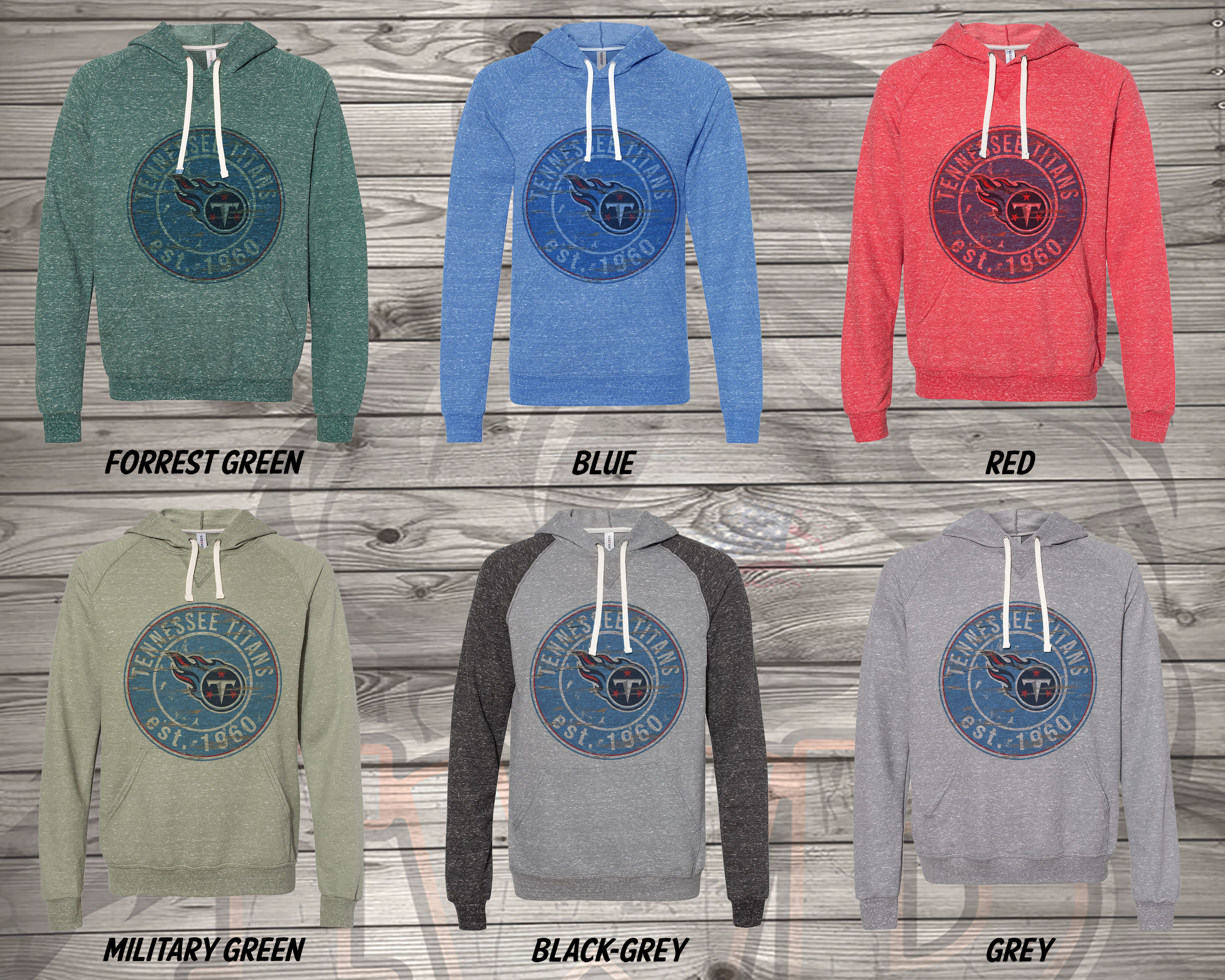 210615.24 Titans Est 1960 - Mens Hoodie