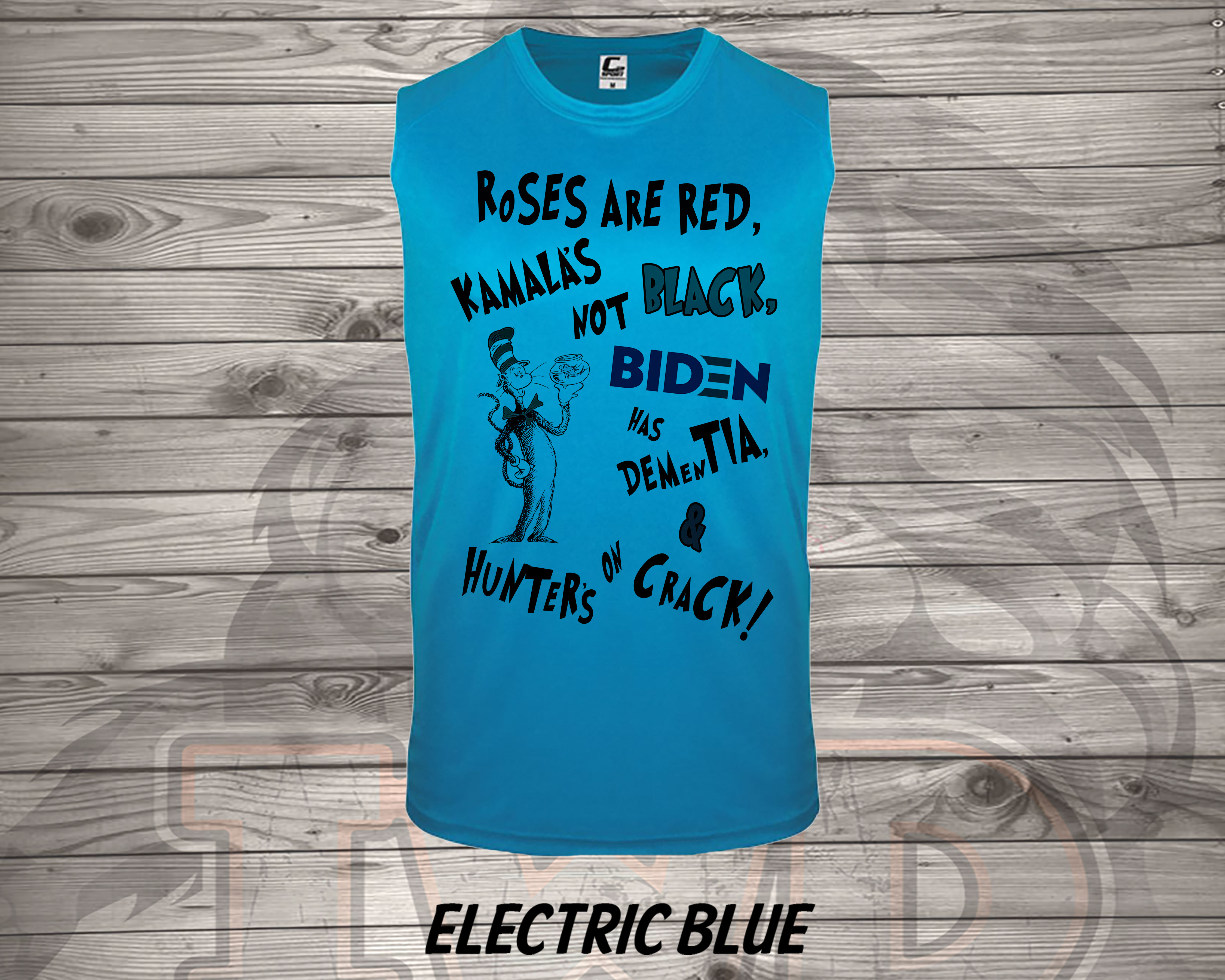 211114.1 Cat in the hat Roses are Red - Mens Tank