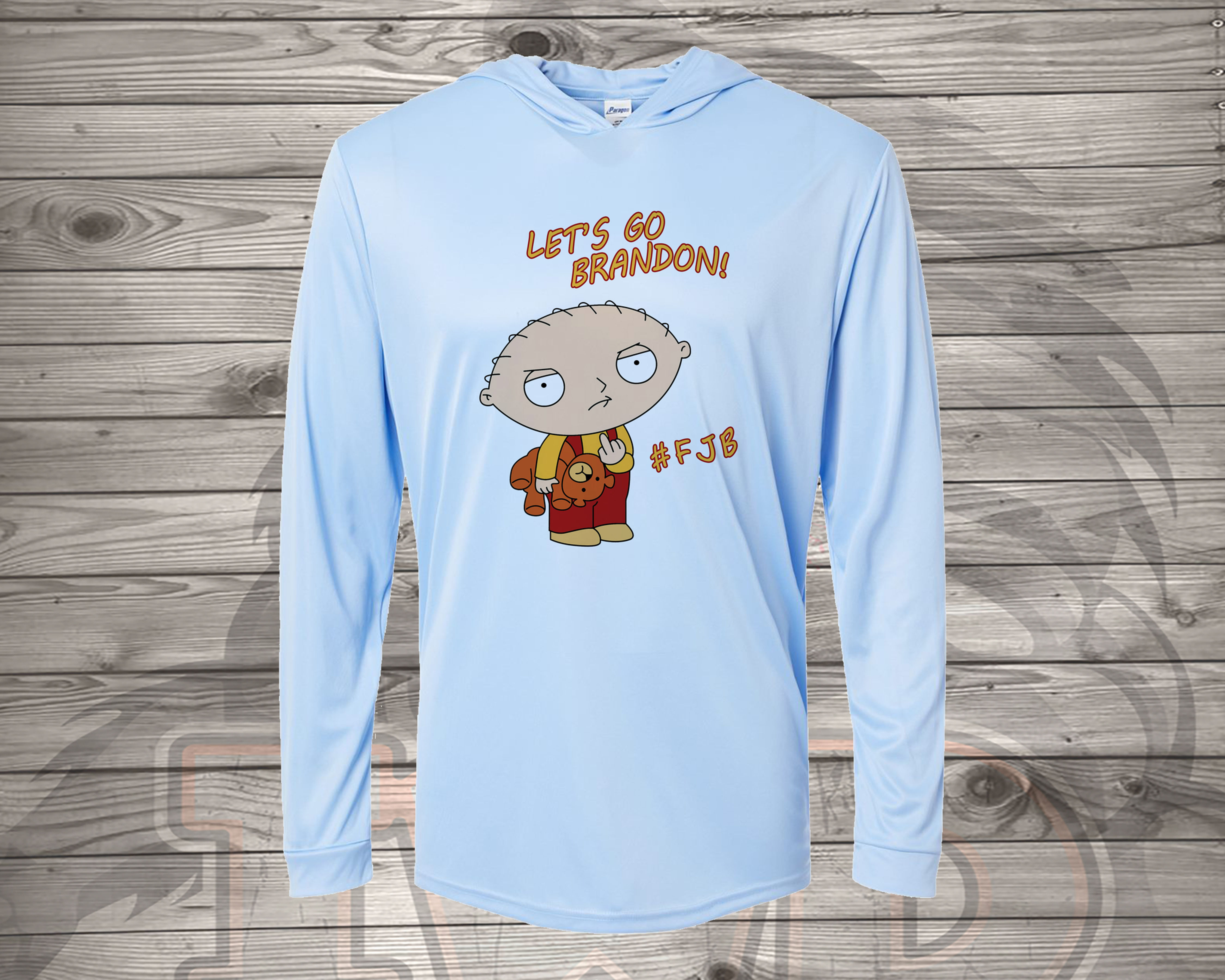 211127.6 Stewie Flipping Lets Go Brandon -  Long Sleeve Hoodiee