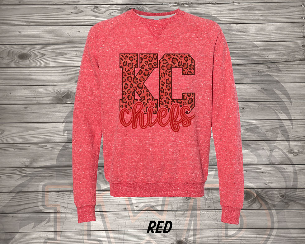 20826.4 KC Chiefs Cheetah Print - Sweater