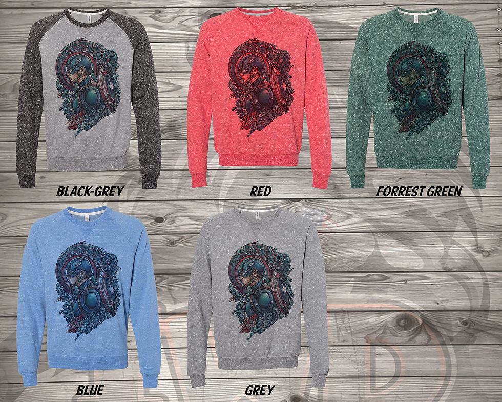 Thumbnail: 210630.2 Captain America Portrait - Sweater