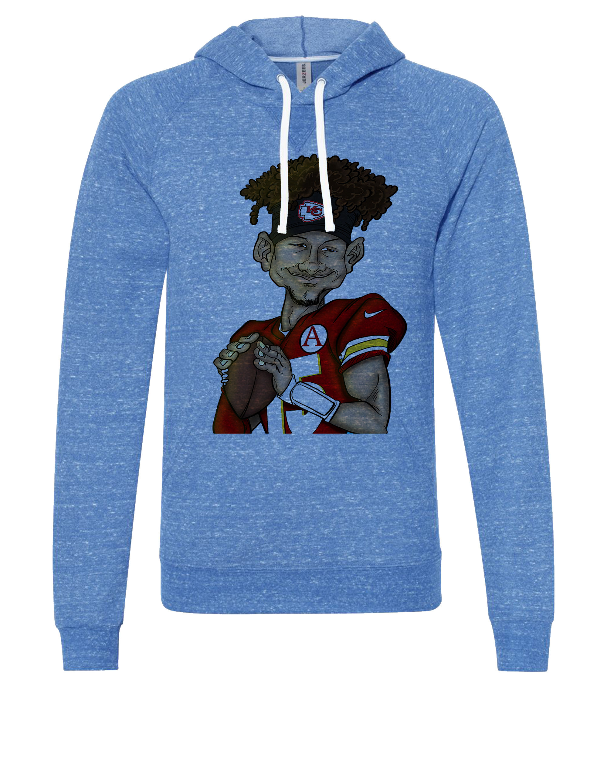 210512.1 Mahomes Cartoon - Thick Hoodie