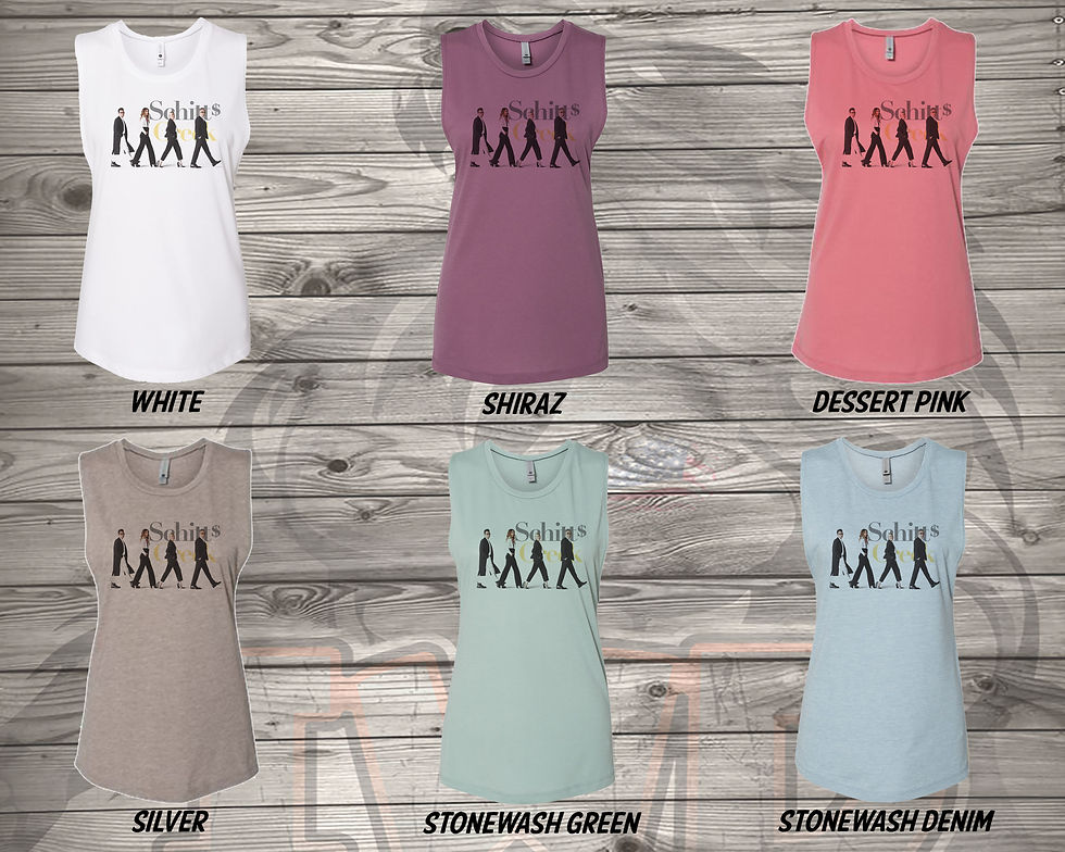 Thumbnail: 201025.1 Schitts Creek - Cast - Women's Sleeveless Tank