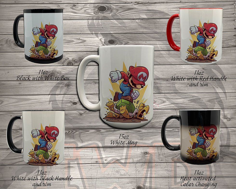 Thumbnail: 210103.1 Brutal Mario - 5 Styles of Mugs