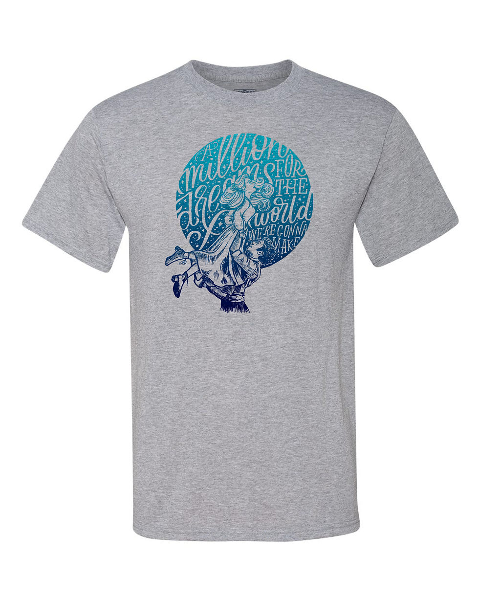 201110.6 Million Dreams - Greatest Showman - T shirt