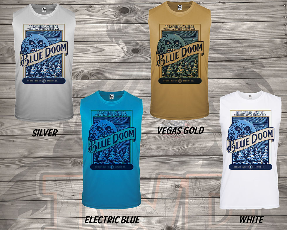 Thumbnail: 210712.11 Blue Hyrule Moon - (Men's Tank)