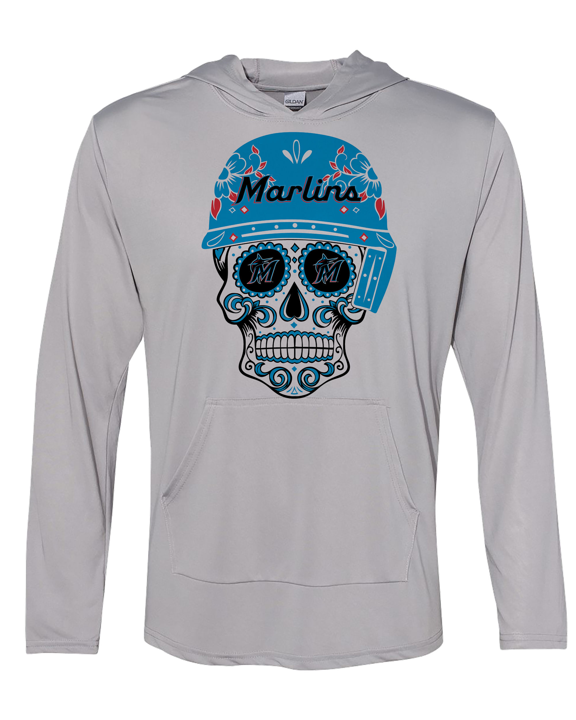 210210.17 Marlins Sugar Skull - Thin Hoodie