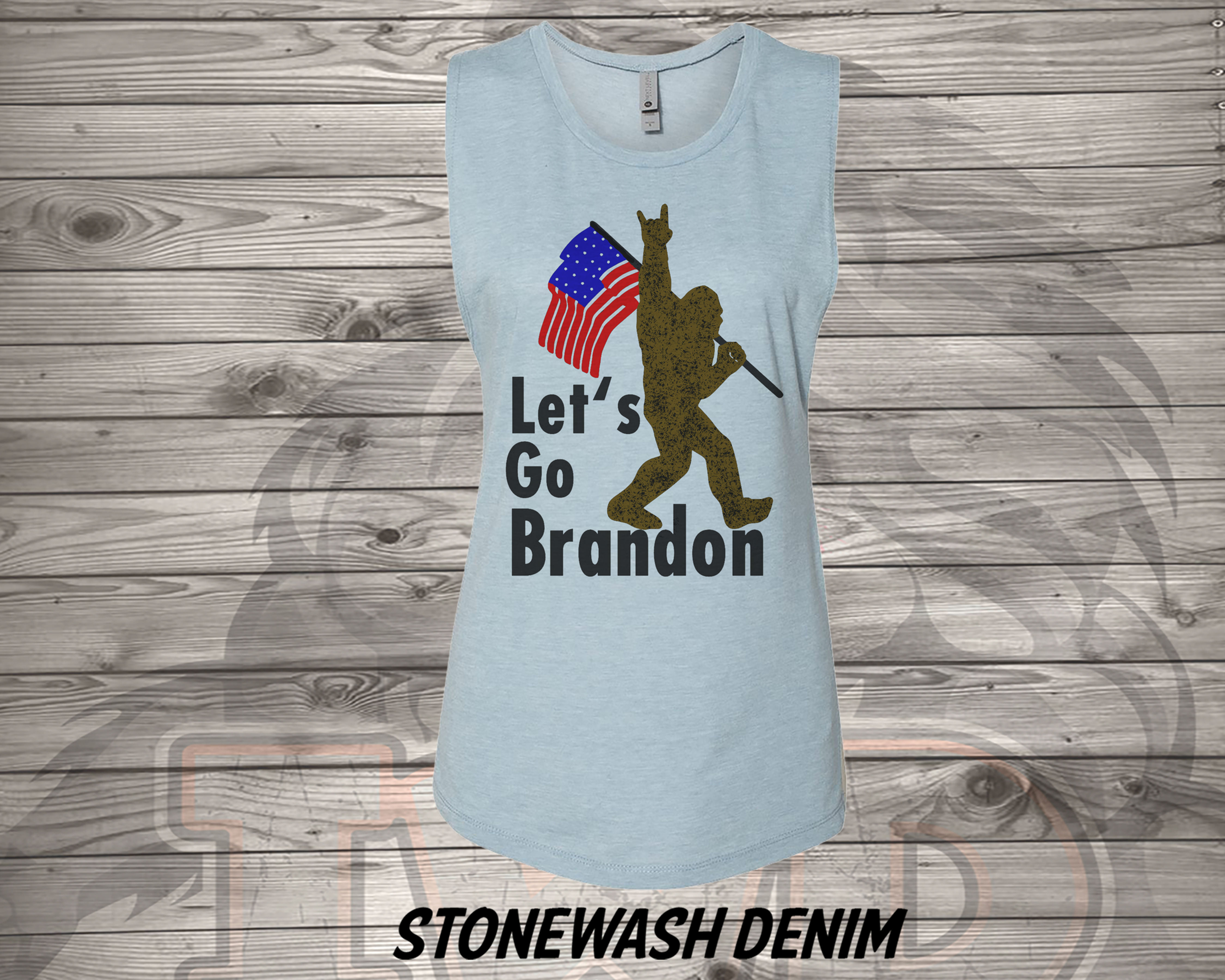 211121.2 Bigfoot Lets Go Brandon -Women's Sleeveless Tank
