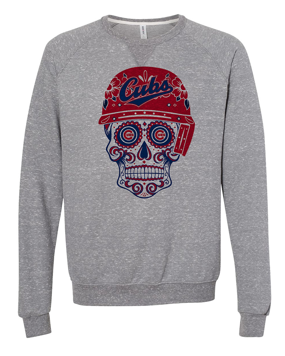 Thumbnail: 210210.8 Cubs Sugar Skull - Sweater