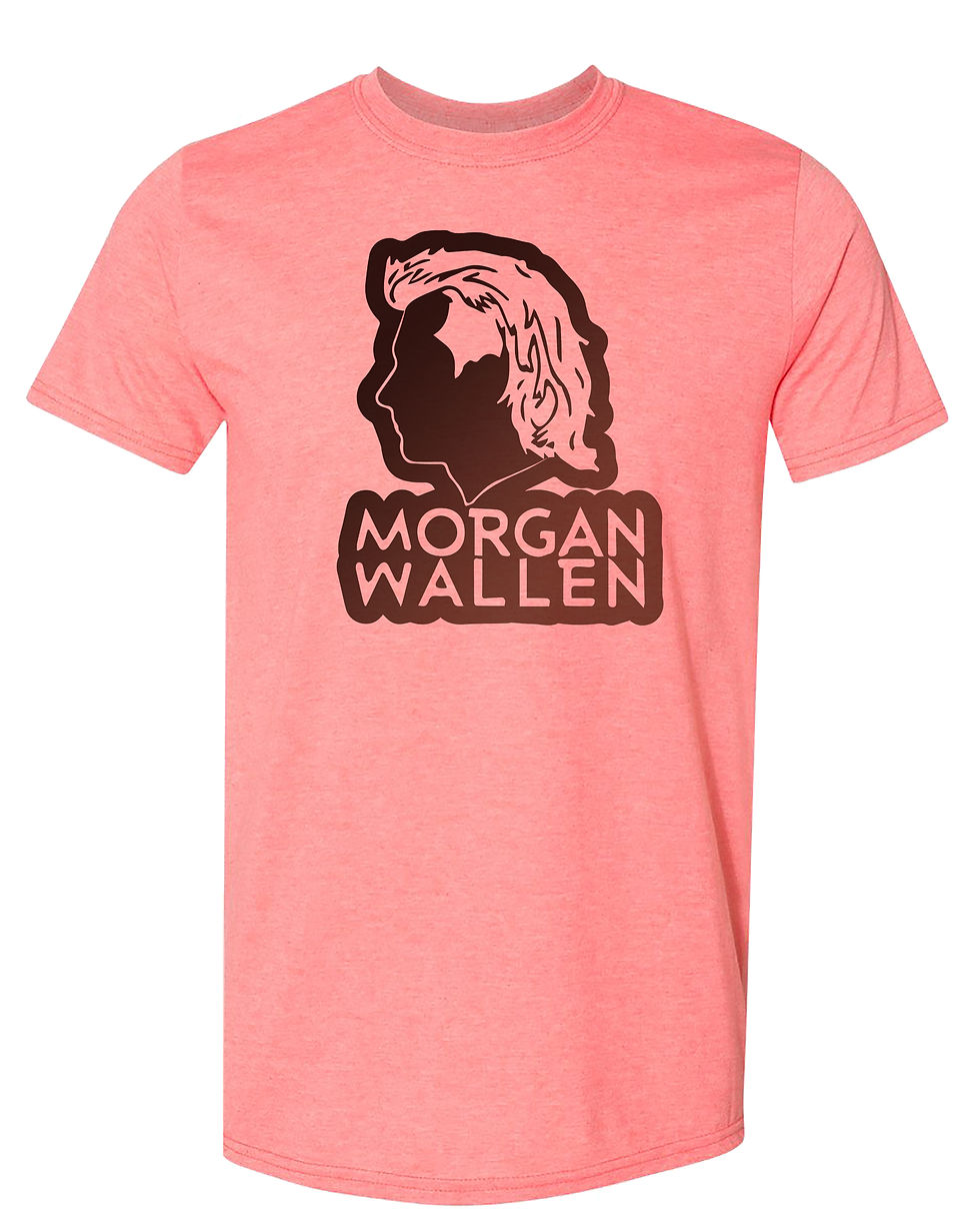 Thumbnail: 210413.4 Morgan Wallen Silhouette - T shirt