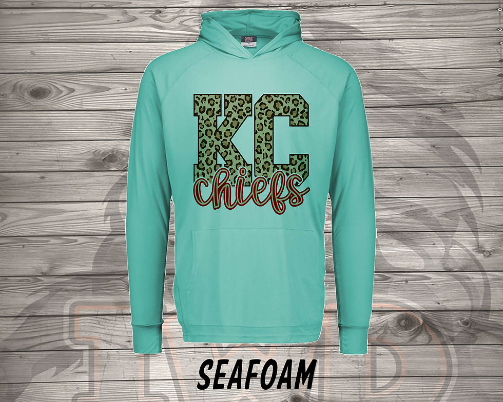 20826.4 KC Chiefs Cheetah Print - Thin Hoodie